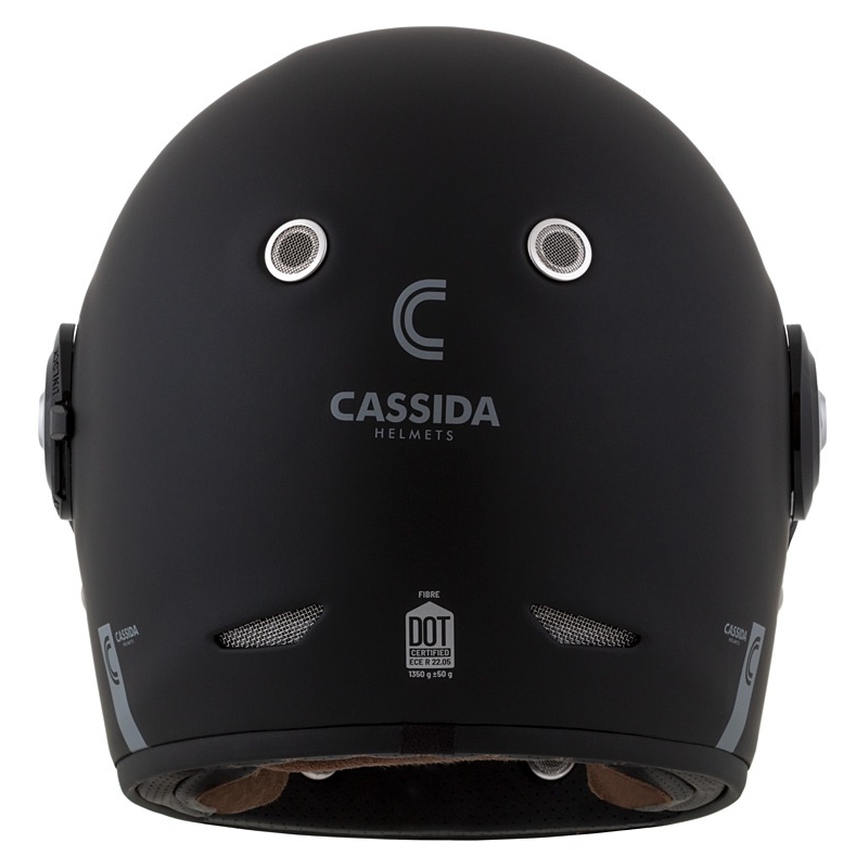 Integrált Cassida fibre motorkerékpár sisak fekete matt kiárusítás