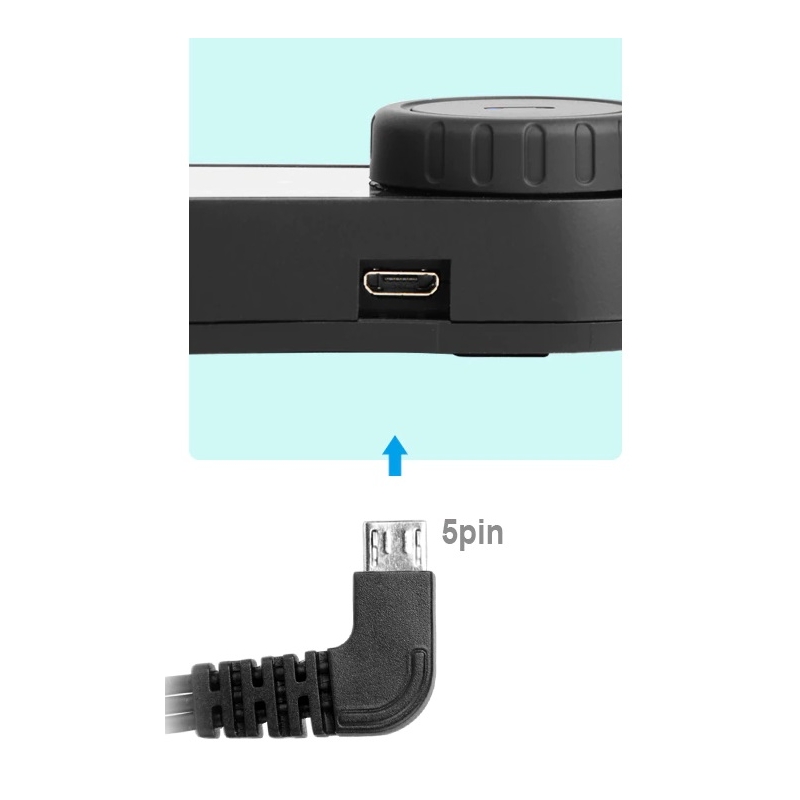 Csere mikrofon és fejhallgató Bluetooth Intercom MaxTo M2-hez