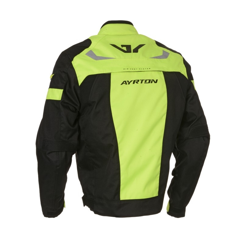 Ayrton Sting motoros kabát fekete-fluo sárga akció kiárusítás