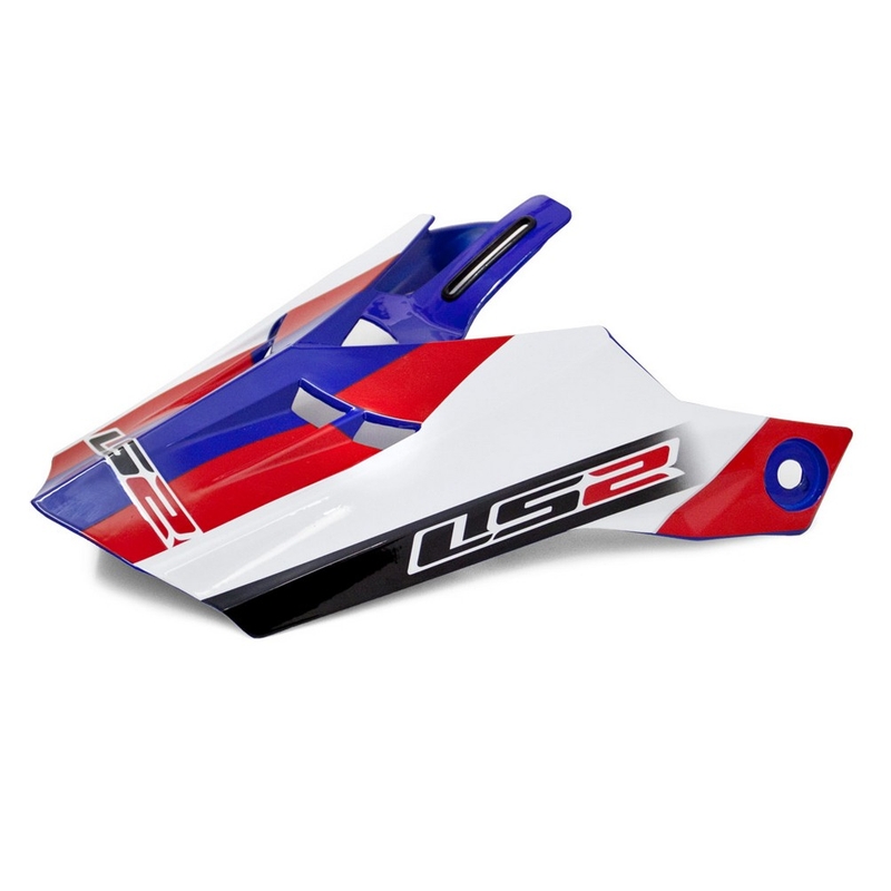 Védőburkolat sisakhoz LS2 PEAK MX456 fehér-kék
