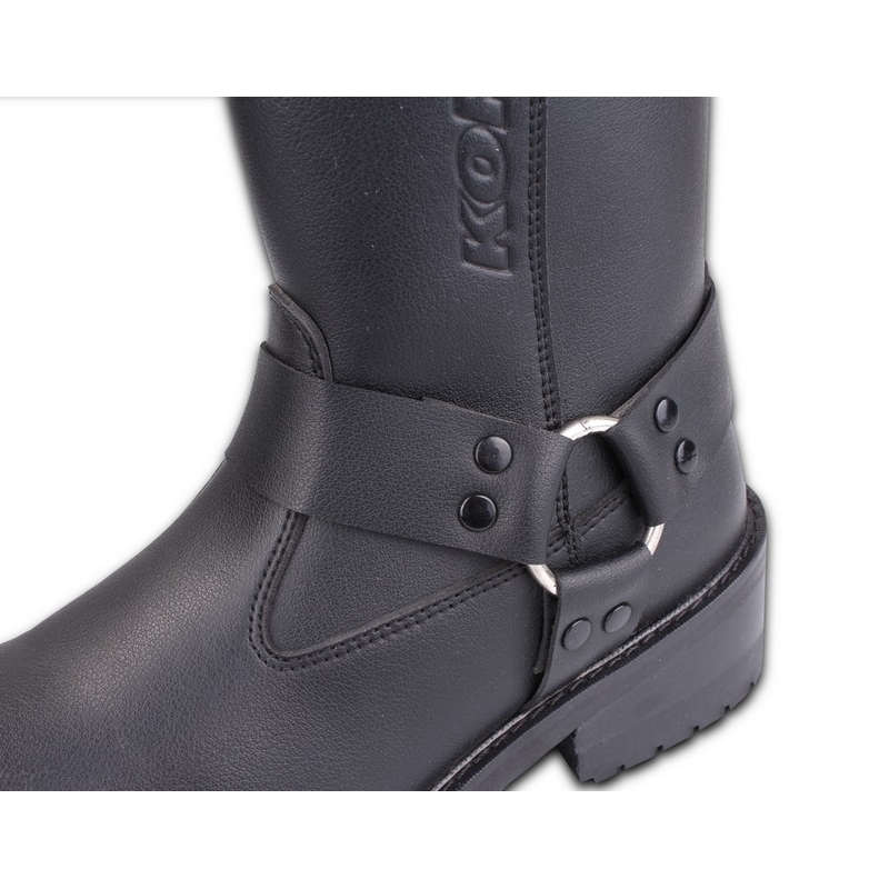 Kore Black Buckle motorkerékpár cipő fekete akció kiárusítás