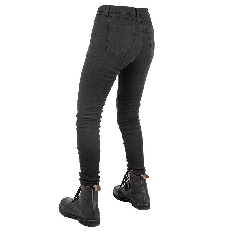 Oxford Original Approved Jeggings AA hosszabbított női motoros nadrág fekete