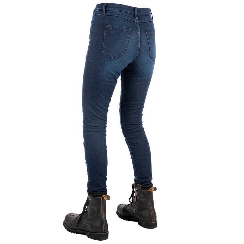 Rövidített női nadrág Oxford Original Approved Jeggings AA kék indigó