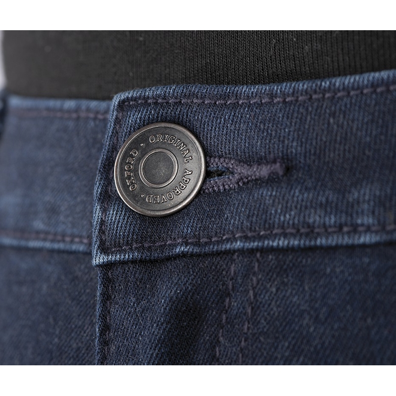 Rövidített női nadrág Oxford Original Approved Jeggings AA kék indigó