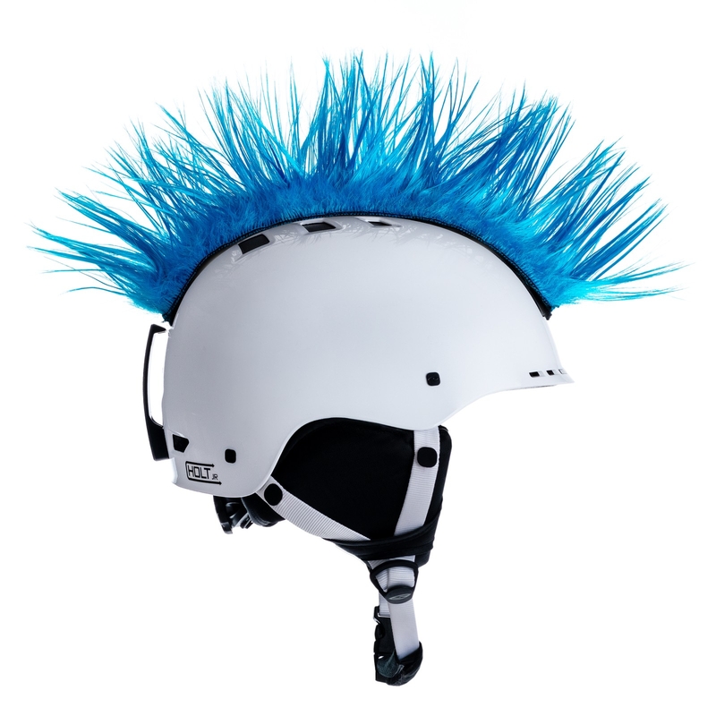 Mohawk sisak punk taréj világoskék