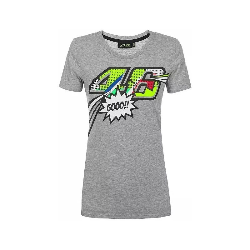 Női póló VR46 Valentino Rossi POP ART szürke kiárusítás