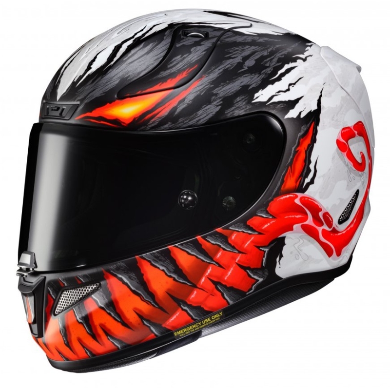 Beépített motoros sisak HJC RPHA 11 Anti Venom MC1SF