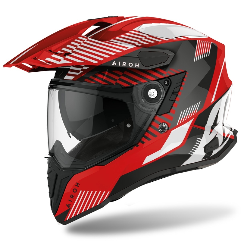 Enduro sisak Airoh Commander Boost 2022 piros fényes kiárusítás