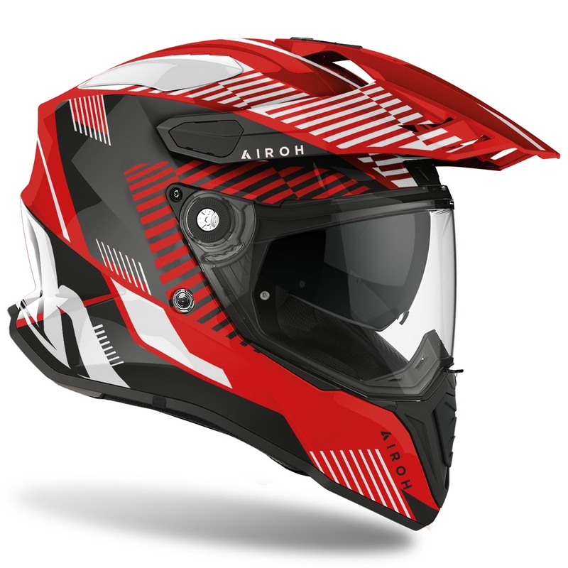 Enduro sisak Airoh Commander Boost 2022 piros fényes kiárusítás