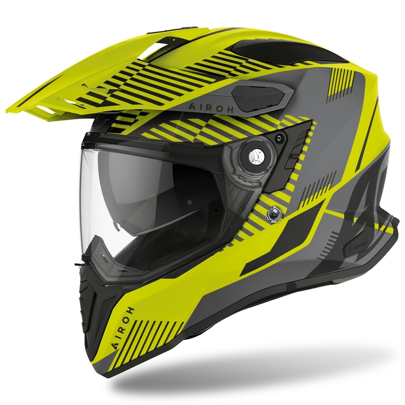 Enduro sisak Airoh Commander Boost 2022 sárga matt kiárusítás