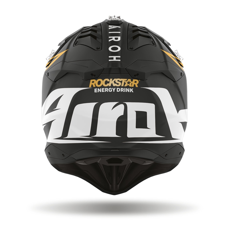Motocross Sisak Airoh Aviator 3.0 Rockstar 2022 fekete matt kiárusítás