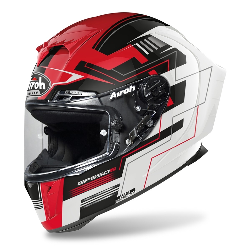 Integrált motorkerékpár sisak Airoh GP550 S Challenge 2022 piros fényes