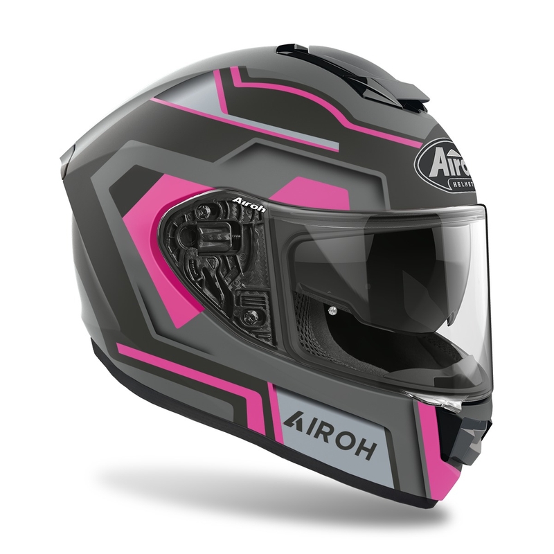 Integrált motoros sisak Airoh ST.501 Square 2022 rózsaszín matt kiárusítás