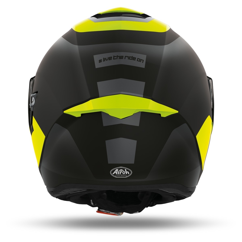 Beépített motoros sisak Airoh ST.501 Dock 2022 fluo sárga matt kiárusítás