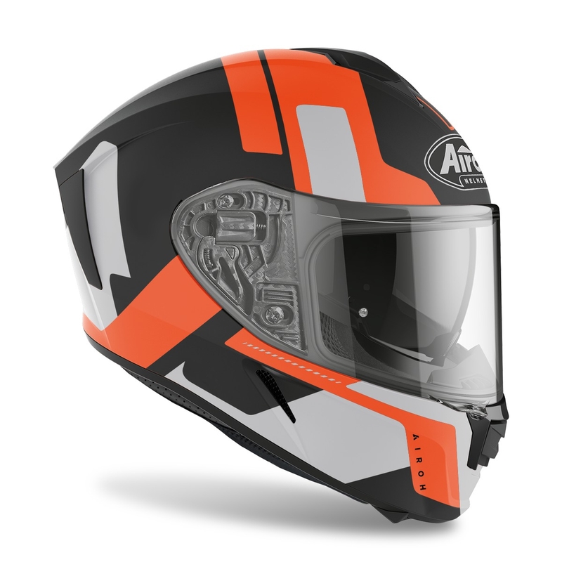 Integrált motoros sisak Airoh Spark Shogun 2022 narancssárga matt kiárusítás