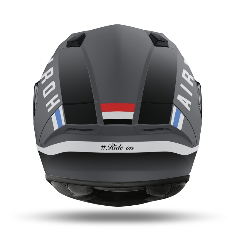 Integrált motorkerékpár sisak Airoh Valor Craft 2022 fehér-szürke matt