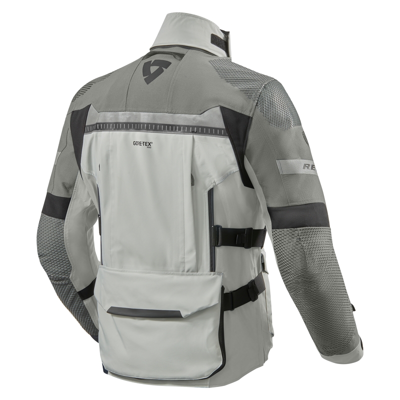 Revit Dominator 3 GTX motoros kabát ezüstszürke