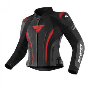Női kabát Motorkerékpárhoz Shima Miura 2.0 fekete-piros