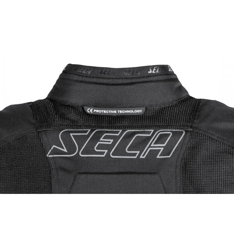 Női kabát motorkerékpárhoz SECA Stream III fekete kiárusítás