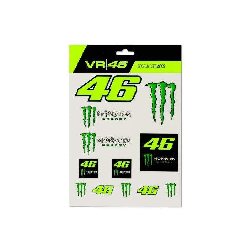 VR46 Valentino Rossi szörny matrica készlet