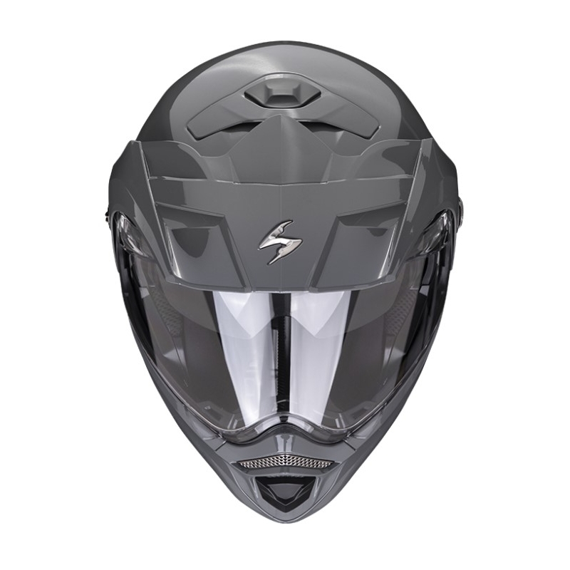 SCORPION ADX-2 Solid motoros bukósisak cementszürke