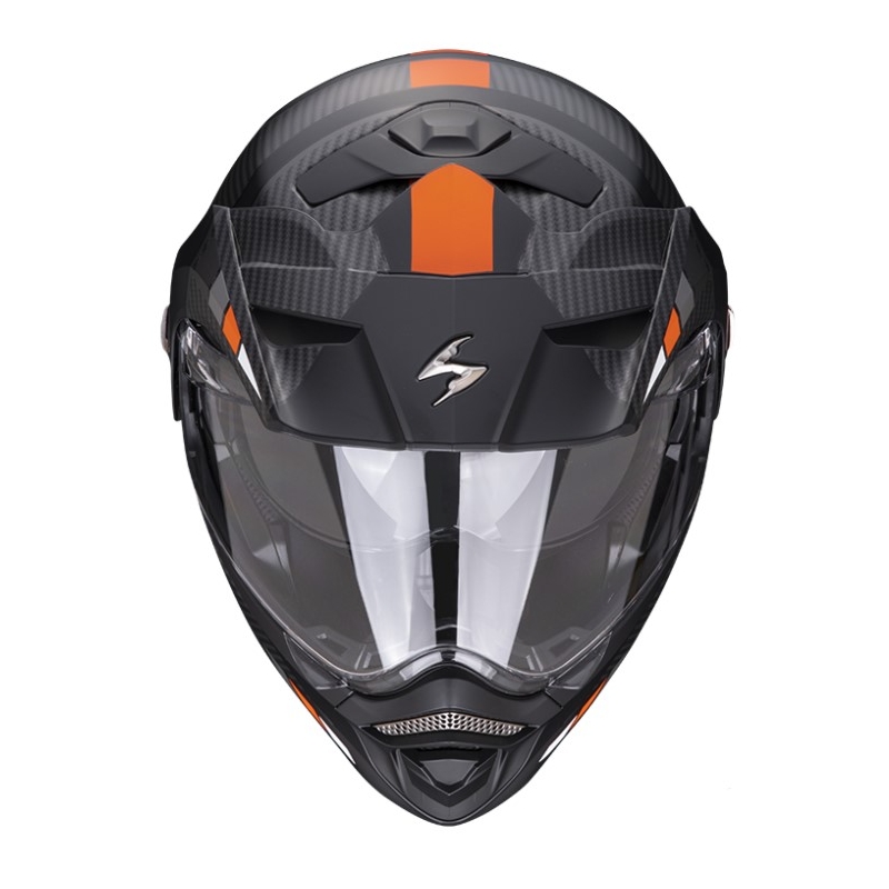 MOTOROS sisak SCORPION ADX-2 CAMINO fekete-ezüst-narancs kiárusítás