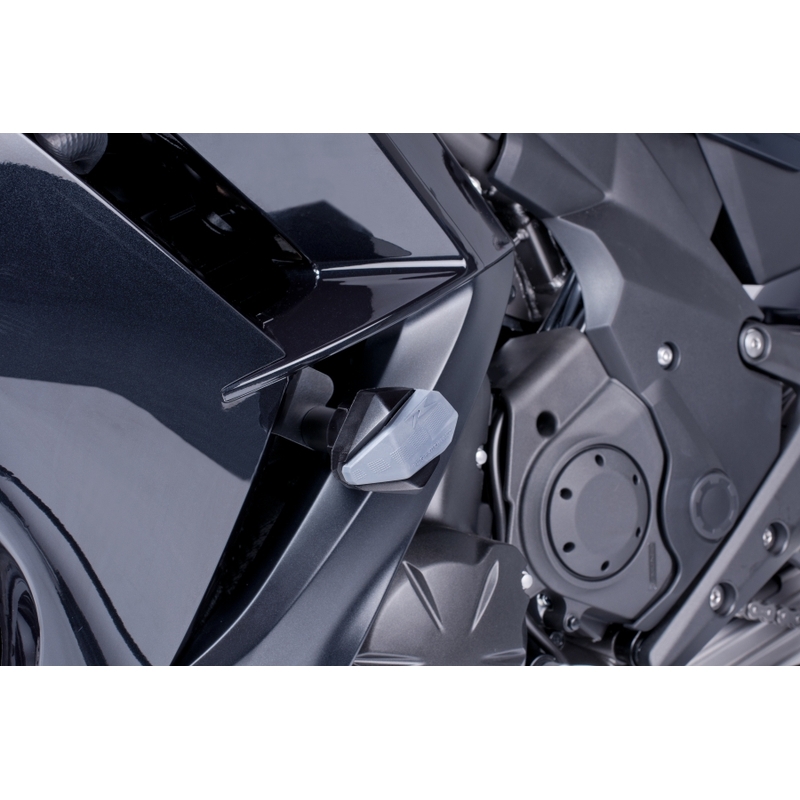 Puig R12 ütközésvédők - Kawasaki ER-6F (12-15) fekete