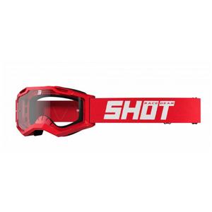 Shot Assault 2.0 Solid motocross szemüveg piros