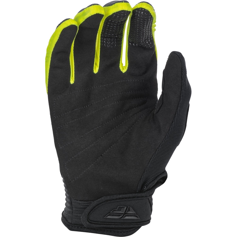 Motocross kesztyű FLY Racing F-16 2022 fekete-szürke-fluo sárga