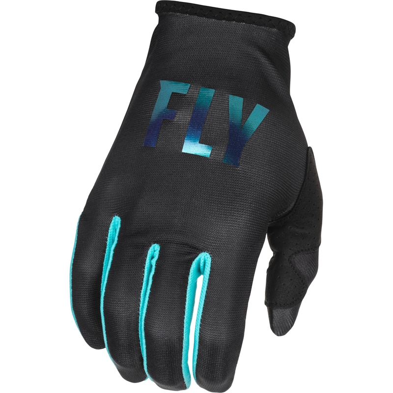 Női Motocross kesztyű FLY Racing Lite 2022 fekete-kék