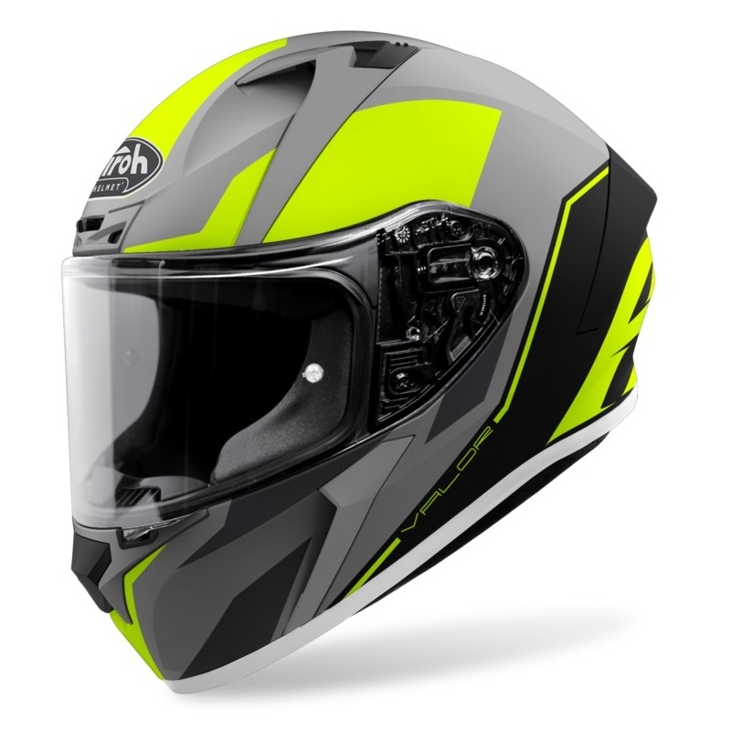 Integrált motoros sisak Airoh Valor Wings 2021 fluo sárga matt kiárusítás