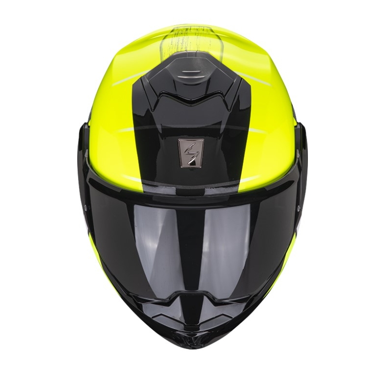 Flip sisak Scorpion EXO-TECH PRIMUS neon sárga-fekete motorkerékpárhoz kiárusítás