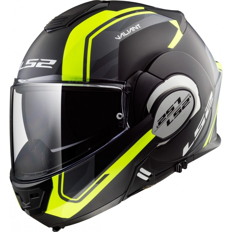 Flip sisak LS2 FF399 Valiant Line fekete-fluo sárga - II. osztály