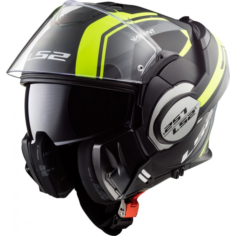 Flip sisak LS2 FF399 Valiant Line fekete-fluo sárga - II. osztály