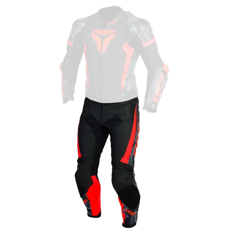 Férfi nadrág SECA SRS II fekete-fluo piros kiárusítás