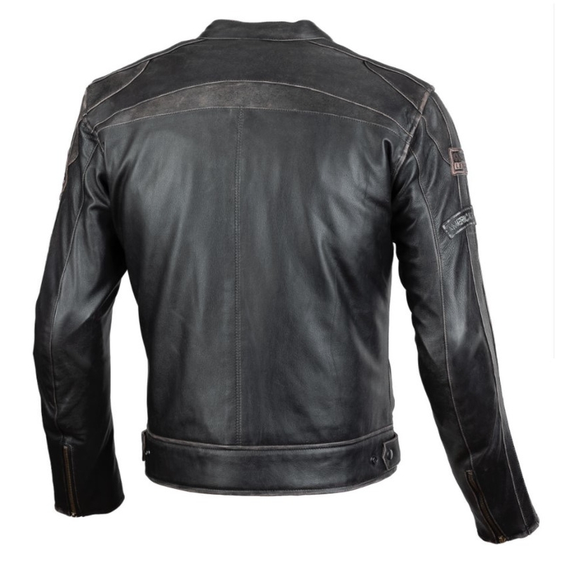 Motoros kabát SECA Aviator II fekete-barna