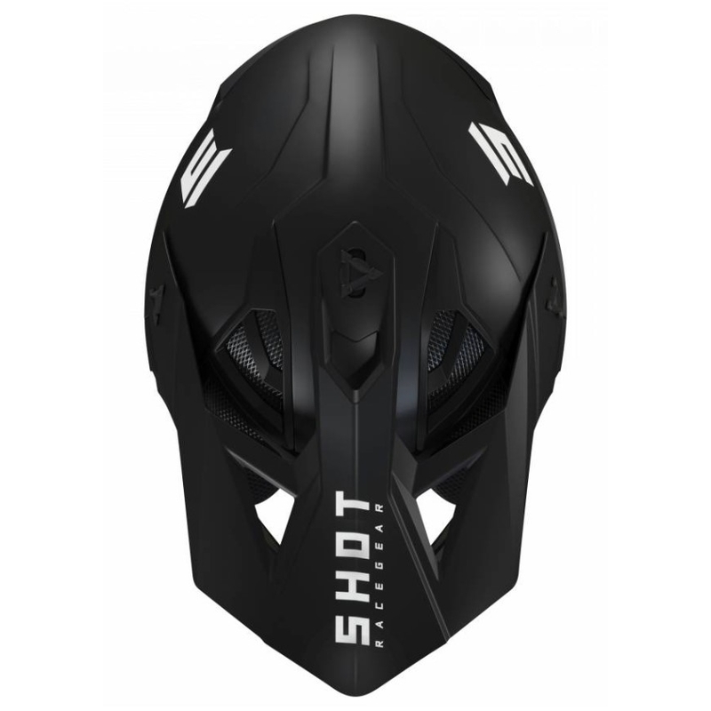 Motocross sisak Shot Lite Fury Solid 2.0 fekete