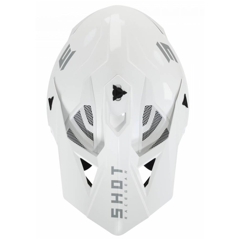 Motocross Sisak Shot Lite Fury Solid 2.0 fehér