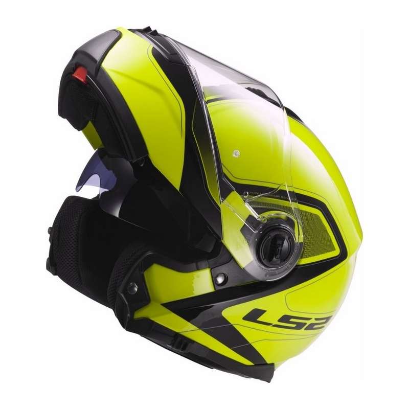 Billenő motoros sisak LS2 FF325 Strobe Civik Hi-Vis
