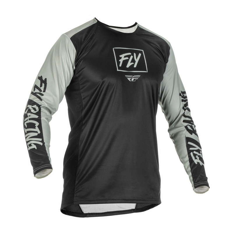 Motocross Jersey FLY Racing Lite 2022 szürke-fekete