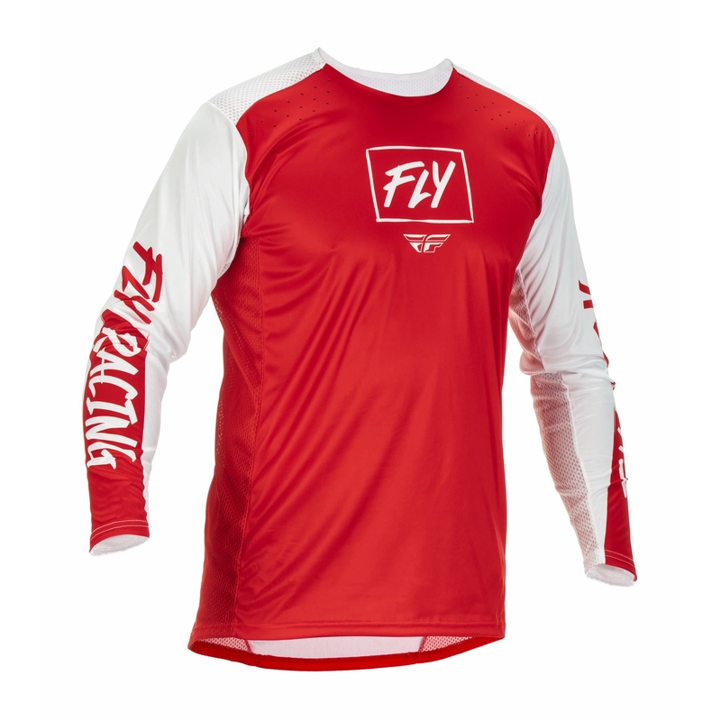 Motocross mez FLY Racing Lite 2022 piros-fehér