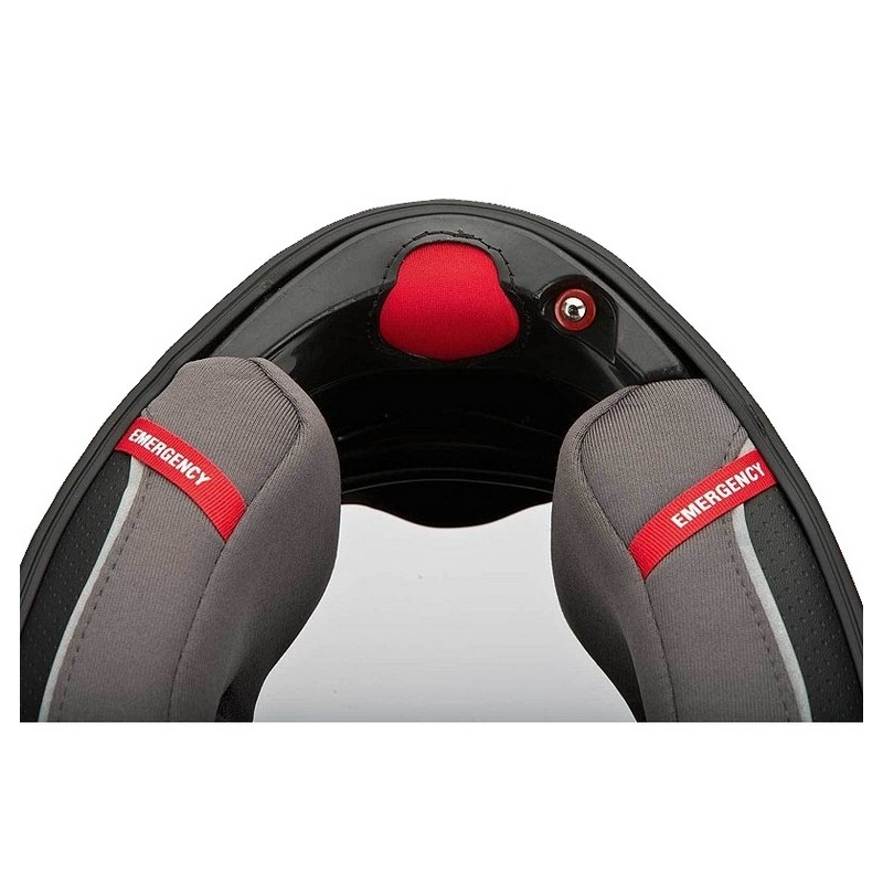 Motorkerékpár integrált sisak Scorpion EXO-410 Air Antares fekete-piros eladó kiárusítás