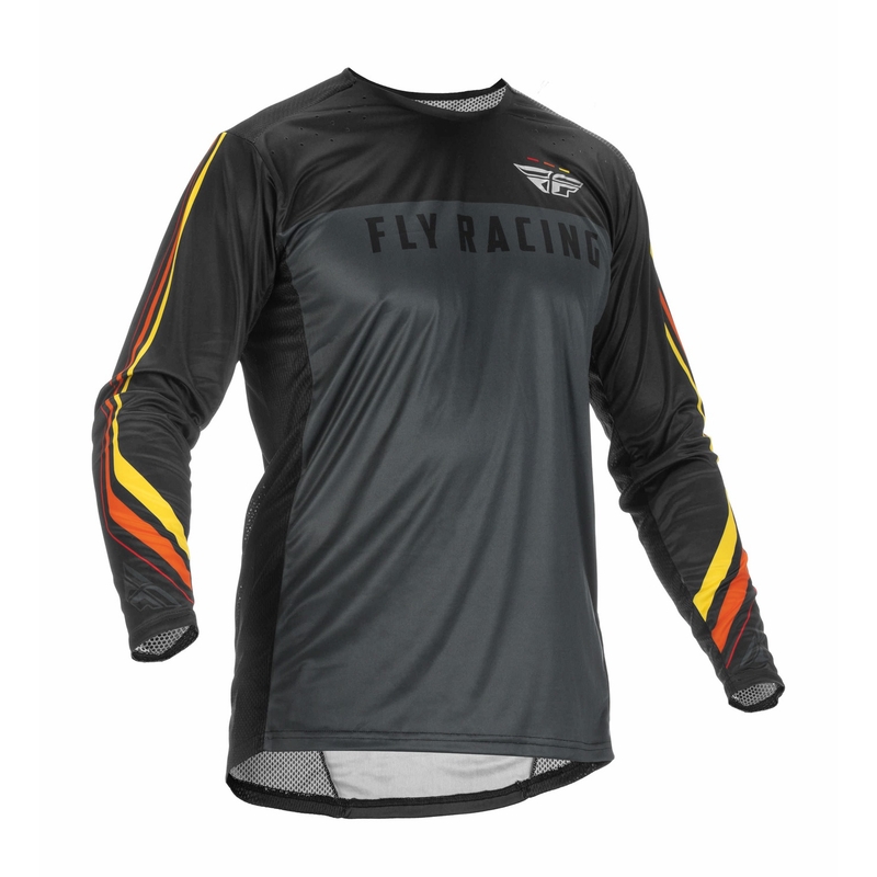 Motocross mez FLY Racing Lite 2022 szürke-piros-sárga