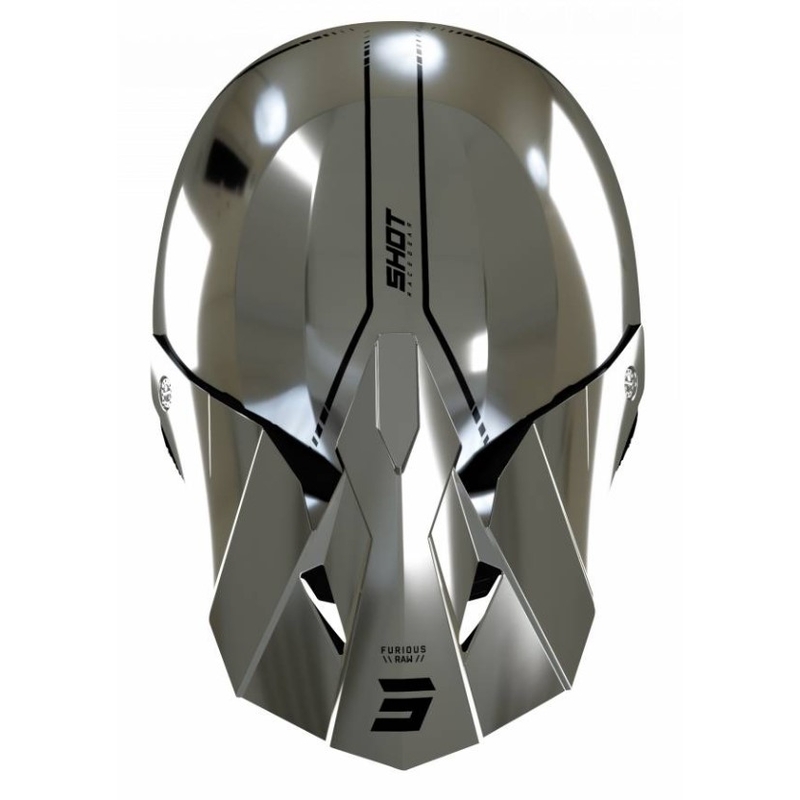 Motocross Sisak lövés dühös nyers 3.0 fekete króm kiárusítás