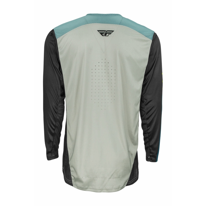 Motocross mez FLY Racing Lite 2022 szürke-türkizkék hi-vis kiárusítás