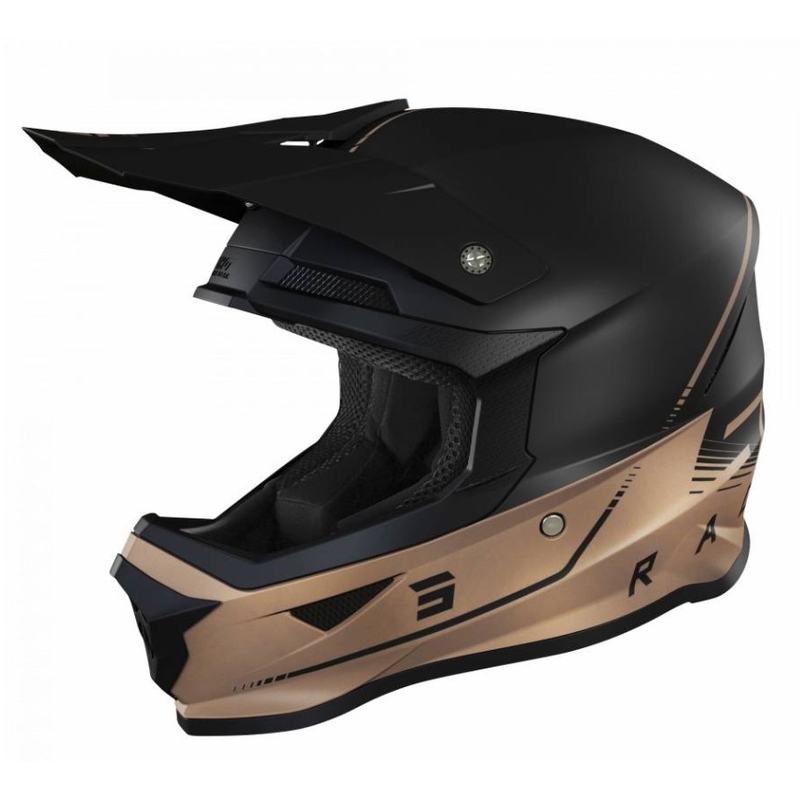 Motocross sisak Shot Furious Raw 3.0 fekete-bronz