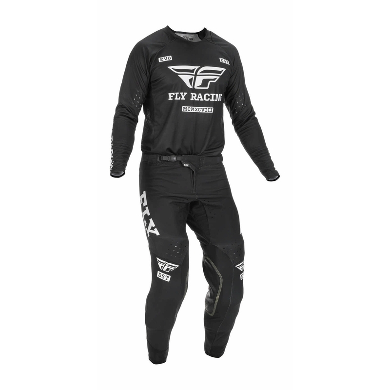 Motocross Pants FLY Racing Evolution DST 2022 Fehér-fekete