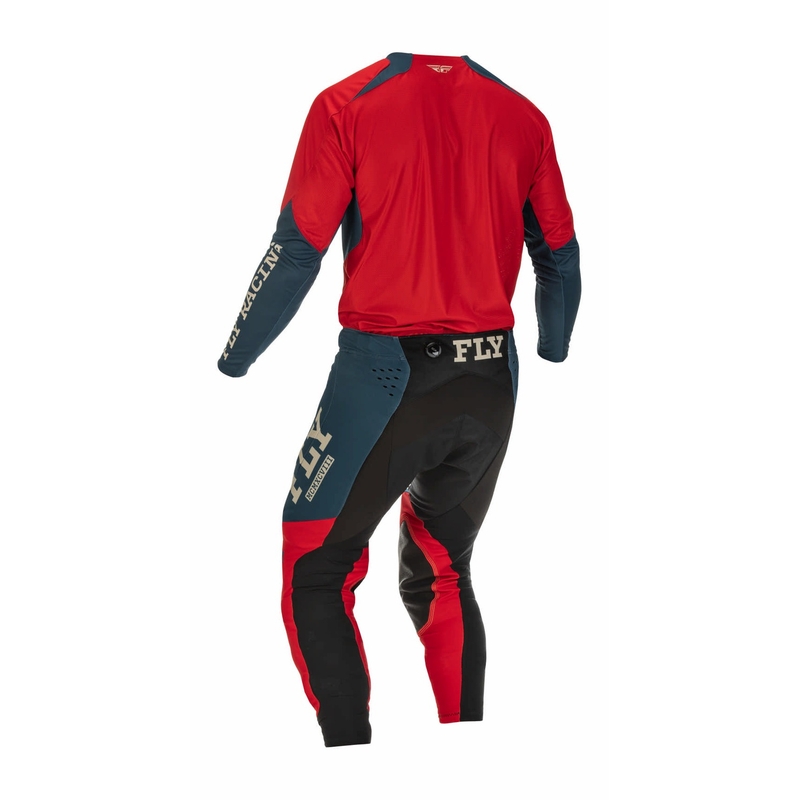 Motocross nadrág FLY Racing Evolution DST 2022 piros-szürke