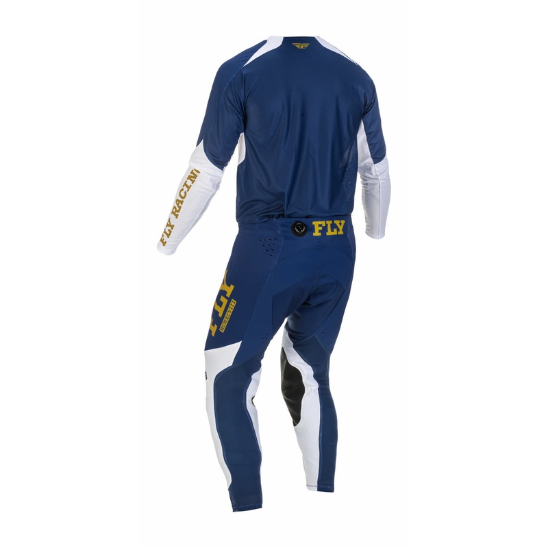 Motocross Pants FLY Racing Evolution DST 2022 Kék-fehér-arany