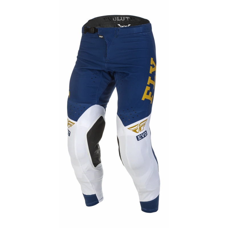 Motocross Pants FLY Racing Evolution DST 2022 Kék-fehér-arany